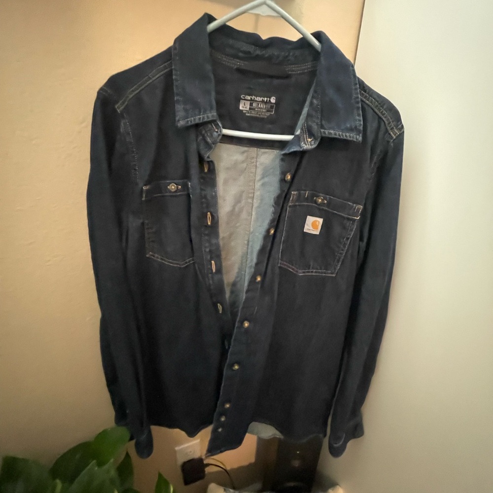 Carhart relaxed fit denim jacket